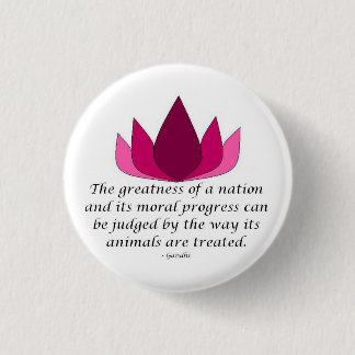 Badge Rond 2,50 Cm Citation de Gandhi