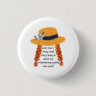 Badge Rond 2,50 Cm Citation du livre Anne Of Green Gables Shirley