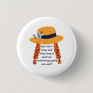 Badge Rond 2,50 Cm Citation du livre Anne Of Green Gables Shirley