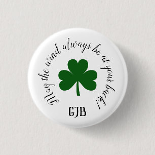 Badge Rond 2,50 Cm Citation irlandaise Lucky Golf Button Pin