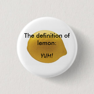 Badge Rond 2,50 Cm Citron