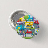 Badge Rond 2,50 Cm City Street (Devant & derrière)