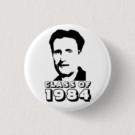 Badge Rond 2,50 Cm Class of 1984 (George Orwell) (Devant)