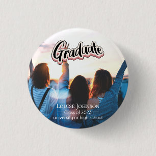 Badge Rond 2,50 Cm Classe de Faire-part de fin d'études de 2023