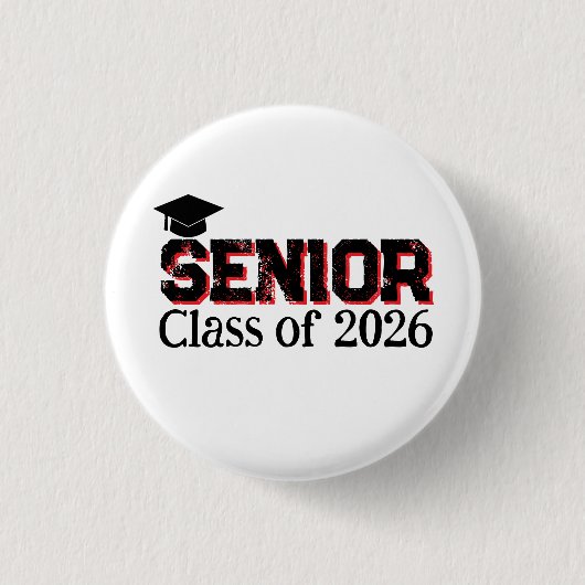 Badge Rond 2,50 Cm Classe Terminale De 2026 (Devant)