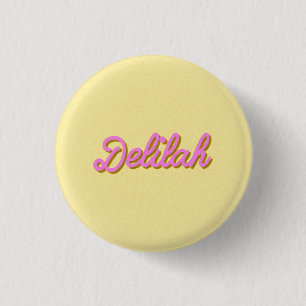 Badge Rond 2,50 Cm Classique de bouton de Delilah