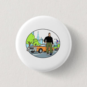 Badge Rond 2,50 Cm Claude - GTA 3
