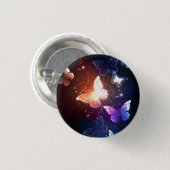 Badge Rond 2,50 Cm Clowing Night Butterflies (Devant & derrière)