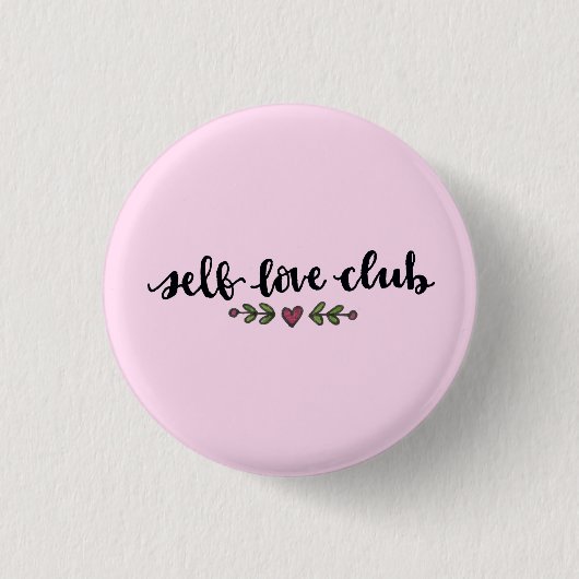 Badge Rond 2,50 Cm Club de narcissisme (Devant)