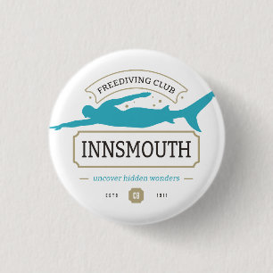 Badge Rond 2,50 Cm Club de plongée Innsmouth Lovecraftian