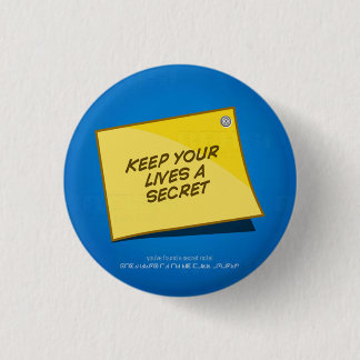 Badge Rond 2,50 Cm Club Penguin