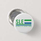 Badge Rond 2,50 Cm Code ISO Sierra Leone (Devant & derrière)