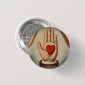Badge Rond 2,50 Cm Coeur à disposition (Devant & derrière)