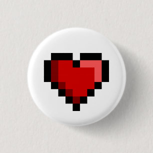 Badge Rond 2,50 Cm Coeur d'amour