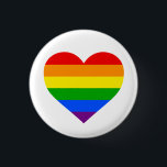 Badge Rond 2,50 Cm "COEUR d'ARC-EN-CIEL" 1,25 pouces<br><div class="desc">" COEUR d'ARC-EN-CIEL" bouton de 1, 25 pouces</div>