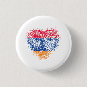 Badge Rond 2,50 Cm Coeur de l'Arménie