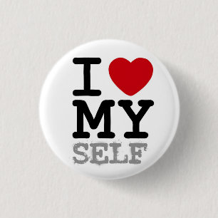 Badge Rond 2,50 Cm Coeur I mon individu