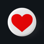 BADGE ROND 2,50 CM "COEUR ROUGE "<br><div class="desc">BOUTON " DE COEUR ROUGE"</div>
