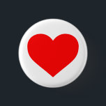 BADGE ROND 2,50 CM "COEUR ROUGE "<br><div class="desc">BOUTON " DE COEUR ROUGE"</div>