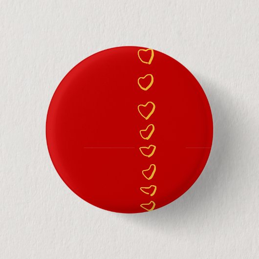 Badge Rond 2,50 Cm Cœurs rouges (Devant)