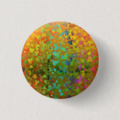 Badge Rond 2,50 Cm Coeurs tombants Orange (Devant)