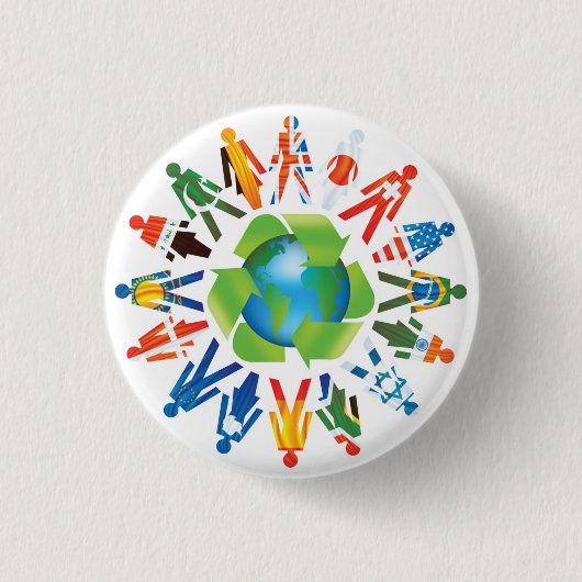 Badge Rond 2,50 Cm Coexistez (Devant)