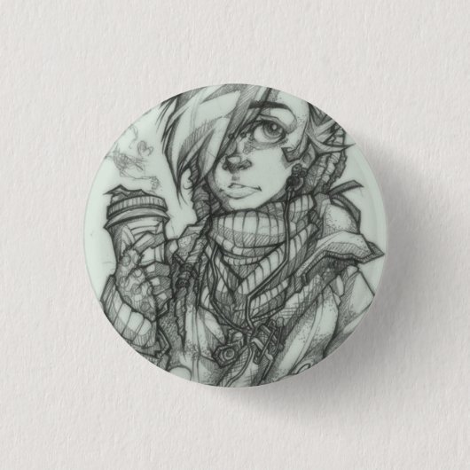 Badge Rond 2,50 Cm CoffeeYesPlx (Devant)