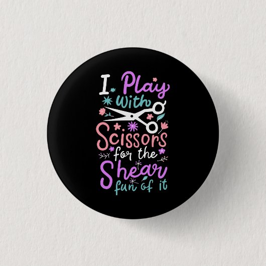 Badge Rond 2,50 Cm Coiffeuse (Devant)