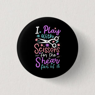 Badge Rond 2,50 Cm Coiffeuse