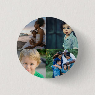 Badge Rond 2,50 Cm Collage photo personnalisé 4