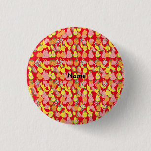 Badge Rond 2,50 Cm Collection de fruits assorés Thunder_Cove  