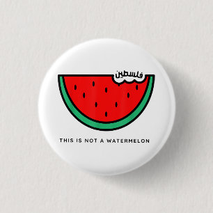 Badge Rond 2,50 Cm Collection Palestine 'This is not a Watermelon'