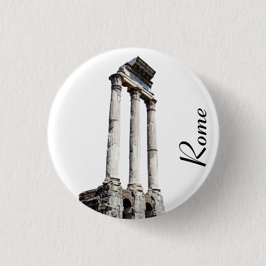 Badge Rond 2,50 Cm Colonnes de pierre anciennes (Devant)