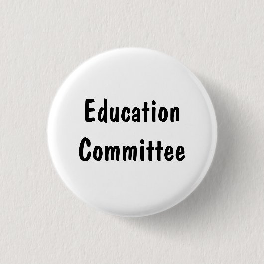 Badge Rond 2,50 Cm Comité d'éducation (Devant)