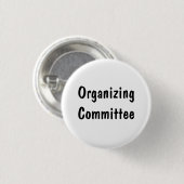 Badge Rond 2,50 Cm Comité d'organisation (Devant & derrière)