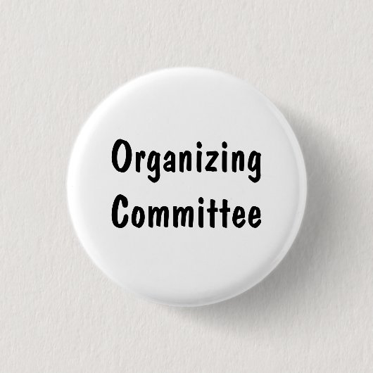 Badge Rond 2,50 Cm Comité d'organisation (Devant)