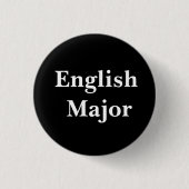 Badge Rond 2,50 Cm Commandant anglais Pin (Devant)