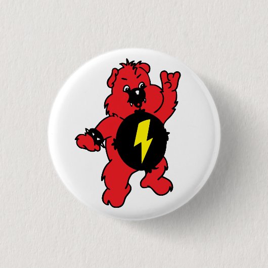 Badge Rond 2,50 Cm COMME SI punk soutenez (Devant)