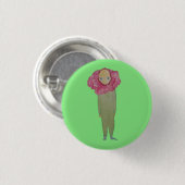 Badge Rond 2,50 Cm Comme une fleur (Devant & derrière)