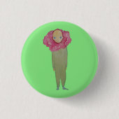 Badge Rond 2,50 Cm Comme une fleur (Devant)