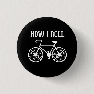 Badge Rond 2,50 Cm Comment je roule le bouton
