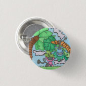 Badge Rond 2,50 Cm Comment sont-ils singes ? (Devant & derrière)