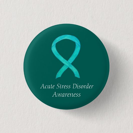 Badge Rond 2,50 Cm Compression de stress aigu Sensibilisation Ruban P (Devant)