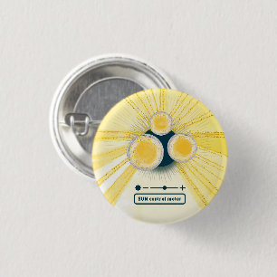 Badge Rond 2,50 Cm compteur de contrôle du soleil objet_3
