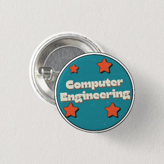 Badge Rond 2,50 Cm Computer Engineering (Devant & derrière)