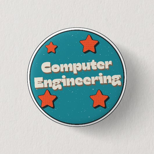 Badge Rond 2,50 Cm Computer Engineering (Devant)