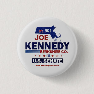 Badge Rond 2,50 Cm Comté de Berkshire pour Joe Kennedy 2020