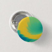 Badge Rond 2,50 Cm Conception abstraite jaune unique (Devant & derrière)
