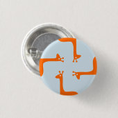 Badge Rond 2,50 Cm Conception de girafe (Devant & derrière)