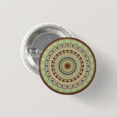 Badge Rond 2,50 Cm Conception de kaléidoscope (Devant & derrière)